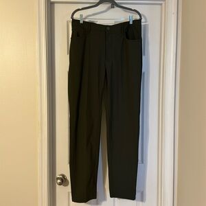 Men’s Olive Green Golf Pants 34x32